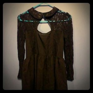 Women's Witchy Sabrina Black Vintage Dress Size L